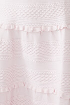 Textured Knit Sleeveless Mini Dress